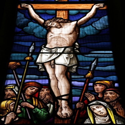 教堂玻璃w-j-8006