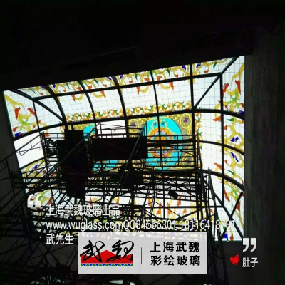 上海玫瑰園別墅采光穹頂